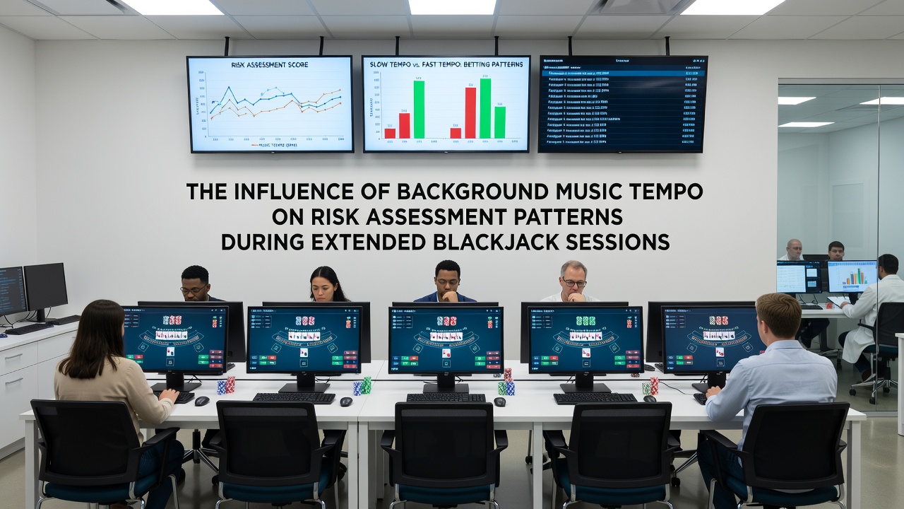Datenvisualisierung zu Musiktempo und Wettverhalten in Blackjack-Apps