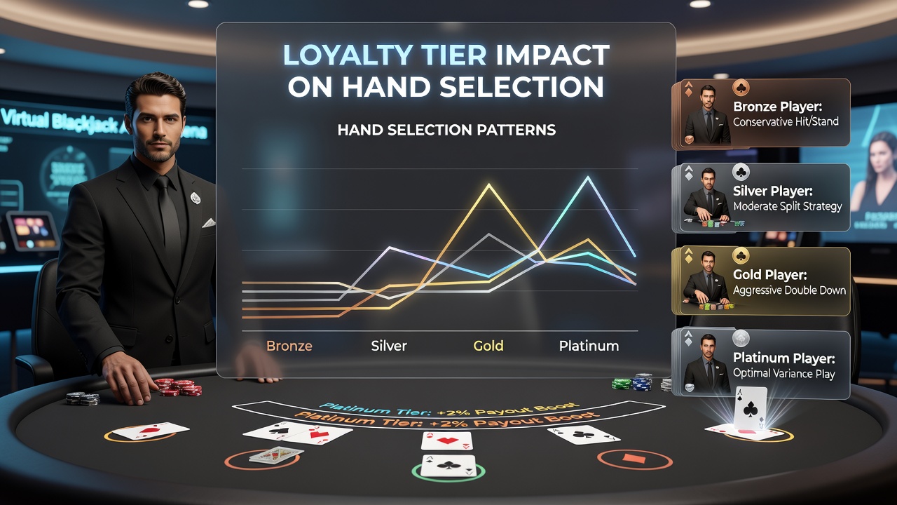 Analyse von Handmustern in Loyalty-Tier-Blackjack-Sessions